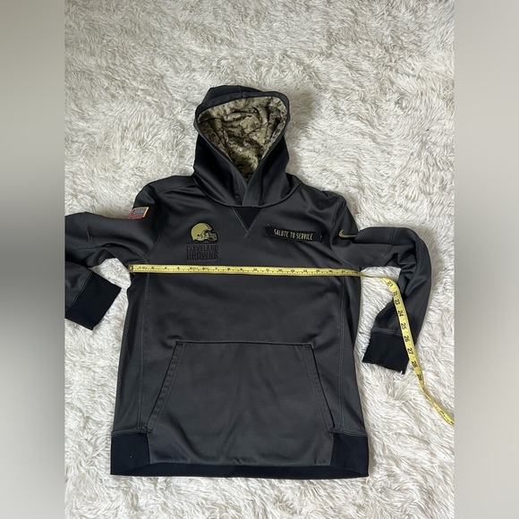 Nike NFL Cleveland Browns Salute to Service Therma-Fit Hoodie Youth L (14/16) - Picture 10 of 15